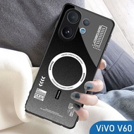 HP Glitter Glass Softcase for VIVO V60 New 2025 - Casing VIVO V60 - K07hp