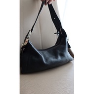 Mila Schon Italian genuine leather secondhand shoulder bag