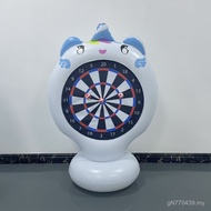 Water New Style PVC Children's Toy Target Unicorn Dart Board Inflatable Sticky Music Inflatable Thro
