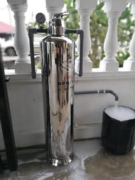OUTDOOR STAINLESS STEEL BODY WATER FILTER/PENAPIS AIR/ 5LAYERS SAND &amp; STONE