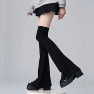 Y2K Leg Stockings Elasticity Slimming Knee Socks Japanese Style Spicy Femboy Over The Knee Horn Shap