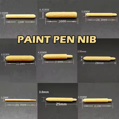 10PCS Paint Pen Fine Nib Marker Nib Universal Refill For Barrels Tube Liquid Chalk Markers Paint Pen