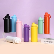 Simple Large-Capacity Portable Space Bottle 304 Stainless Steel Double-Layer Thermos Cup Outdoor Mou