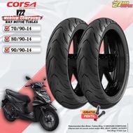 Ban Motor Matic Tubeless Corsa SS18 Ring 14 Ban Motor Beat Vario Scoopy Tubles Sepasang Ring 14