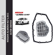 Nissan Almera N17 1.5cc Auto transmission Filter Assy Set 31728-3mx0a