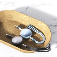 for Apple Apple17 6A Data Cable Three-in-one data cable Retractable Data Cable Apple Data Cable Andr