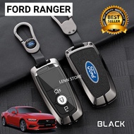 FORD MUSTANG 2025 2026 Metal Leather Remote Key Cover