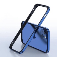 Bumper Case For iPhone 13 12 Pro Max Mini Luxury Aluminum Metal Silicone Phone Frame Blue Black Accessories for iPhone13 iPhone 12