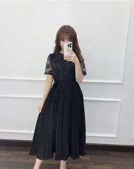DRESS JESSLYN PRISKET KR FASHION BUSANA PAKAIAN WANITA