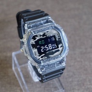 G-Shock ของแท้💯% นาฬิกาข้อมือดิจิตอล ลายพรางกรอบโปร่งแสง รุ่น DW-5600SKC-1 จีช็อค