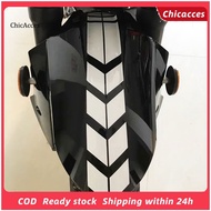 ChicAcces Motorcycle Sticker Reflective Strong Adhesive PET Motorcycle Fender Sticker for Gifts