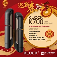 2022 LATEST KLOCK K700 WIFI DIGITAL DOOR LOCK WITH INSTALLATION (BY SAMSUNG CERTIFIED INSTALLER)