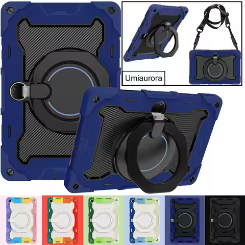 For Honor Pad 8 9 12.1 HEY2-W09 X9 11.5 X8a 11 inch NDL-W09 Heavy Duty Rugged Tablet Case Pull Ring 