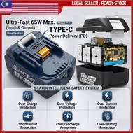 MT MTPRO Battery Replacement 18V BL1830 BL1840 BL1850 Lithium-Ion Rechargeable Charger Universal