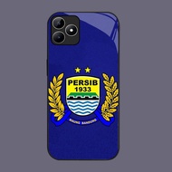 HK-2 AING PERSIB Football Club Glass Glass Casing for OPPO Realme Narzo 50A A3i C53 6 C35 A3X N53 GT