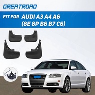 Car Mud Flaps For Audi A3 A4 A6 (8E 8P B6 B7 C6) Mudflaps Splash Guards Mud Flap Mudguards Fender Ca