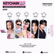 GANTUNGAN OTS8 - [ KEYCHAIN ] KPOP KEYCHAIN AESTHETIC ACRYLIC BAG/ CHARACTER KEYCHAIN 2 SIDES IDOL G