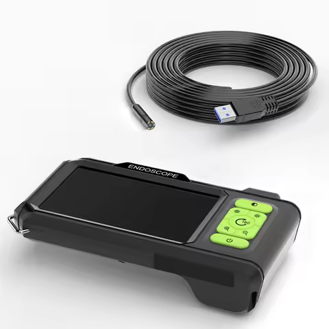 4.3'' IPS Screen Endoscope 1080P HD Camera Detachable Design IP67 Borescope Autofocus 8mm 1920P Insp