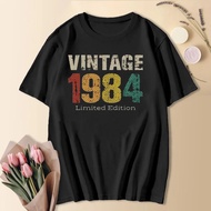 1984 40Th 40 Years Old Limited Edition Vintage Cotton T Birthday Anniversary Tshirts Gift