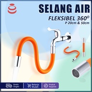 Selang Sambungan Keran Kran Pipa Air Fleksibel Faucet Extension 360 Derajat Murah COD