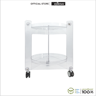 DKW FA1024/2W ชั้นวางของกลม มีล้อ 2 ชั้น รุ่น RinRin แบบKnock Down ชั้นเก็บของ