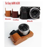 Halfcase Sony A6000, A6300, A6500 Leather Case