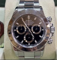 Rolex 116520 經典黑面鋼地 2014年卡盒