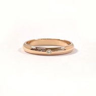【日本直送 中古美品】8.5号 カルティエ CARTIER リング・指輪 1895 ウェディング リング K18ピンクゴールド/ダイヤモンド 表記サイズ49
