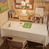 Tablecloth Influencer Desk Student Cloth Simple ins Wind Mat Tablecloth Dormitory Waterproof Oilproo