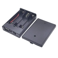 🔋 | 3xAA to USB Power Battery Converter Box  - 4.5V to 5V Triple AA Holder Battery Case with Switch 