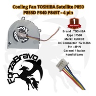 TOSHIBA Cooling Fan Laptop Satellite P850 P855D P840 P845T 4 Pin DC Connector 5V 0.28A Code K0001314