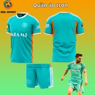 (Vải thun mè) Áo bóng đá CLB Inter Miami xanh kem sân khách 2024/2025 áo bóng đá in tên số theo yêu