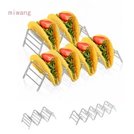 Taco Holder Mexican Pizza Roll Shelf Burrito Potato Chips Shells Rack Stainless Steel Kitchen Bakewa