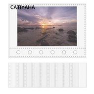 CATIYAHA Card Protector Sleeves, A7  A7 Binder Pages, 6-Ring Binder Refill