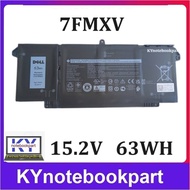 BATTERY ORIGINAL Dell Latitude 5320 7320 7420 7520 5320 2-in-1 7320 2-in-1 7FMXV