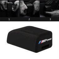 [Ready Stock] BMW M Logo Universal Car Seat Belt Socket Protective Cover Silicone Car Safety Seat Be