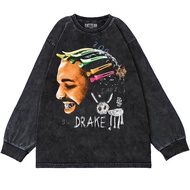 Patternmerch "drake bw" Oversize T-Shirt | Oversized Longsleeve | Washing tee | T-shirt