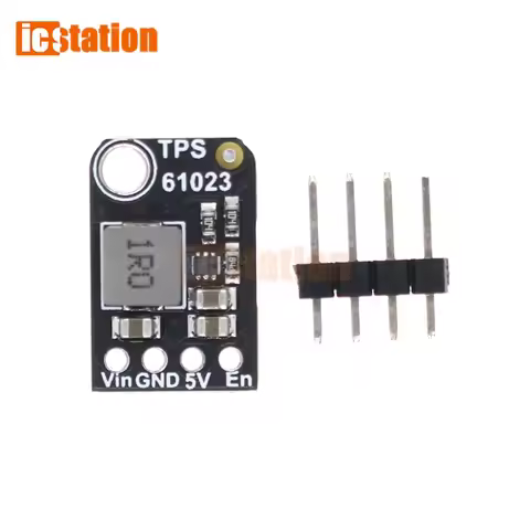 TPS61023 Boost Converter Module 5V 1A Output, Step-Up Voltage Regulator, 0.5V-5.5V Ultra-Low Input