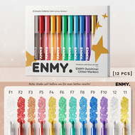 ENMY Black Box Direct Ink Acrylic Marker Set Glitter Markers