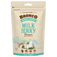 4 FOR $11.50: Bronco Jerky Milk Flavour Dog Treats 70g