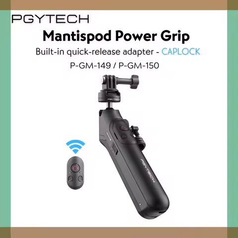 PGYTECH CapLock MantisPod Power Bank Grip 5000mAh Battery Multi Tripod Charge Mount For Insta360 Ace