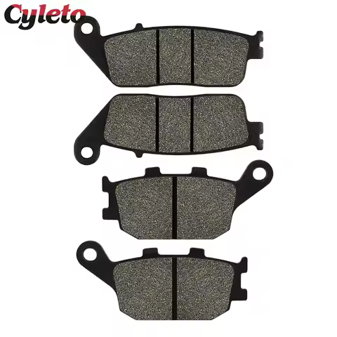 Cyleto Motorcycle Parts Front or Rear Brake Pads for Honda VT 1100 Shadow VT1100C2 VT 1300 Fury VT13