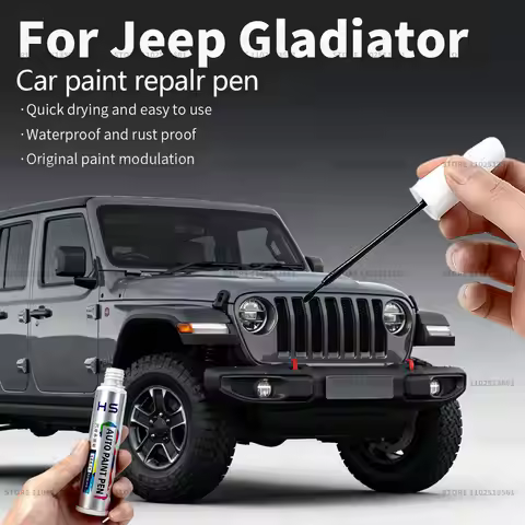 For Jeep Gladiator Car Paint Repair Pen Touch Up Scratch Remover DIY Auto Accessories Black PX8 Gree