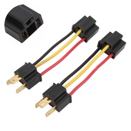 TMA~ 2pcs H4 Headlight Socket Converter Head Light Wiring Harness Adapter Plug Replacement For H4656