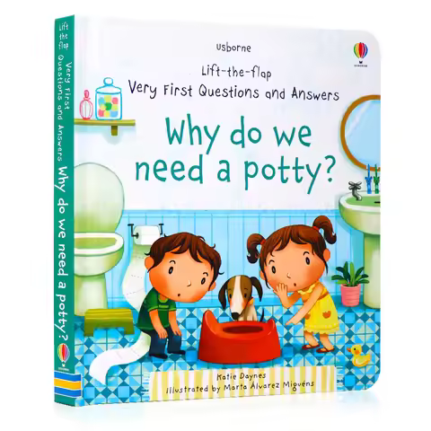 Question and Answer Series - Why do we need a potty ? English Picture Book for Toddlers, Early Educa