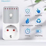 QUENTIN1 Electronic Wattmeter, Countdown Time Socket 10Hr Timer Switch, Easy to Operate Plug-in Fast