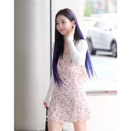 Easpa Karina Dress, Suzy Dress, Not Your Rose Dress, Korean Celebrity Dress, Karina One-Piece Dress,