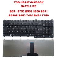 TOSHIBA DYNABOOK SATELLITE B551 S750 B552 S850 B651 B650B B450 T450 B451 T750 OEM Laptop Keyboard