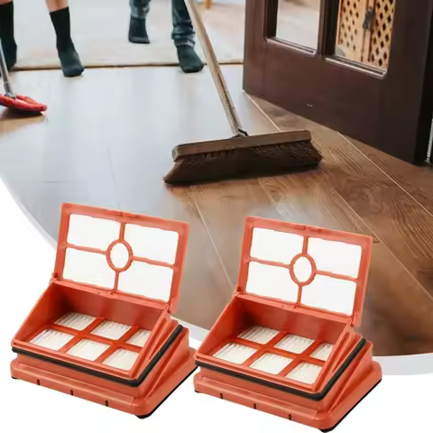 2pcs Filters For Vileda-JetClean 3in1 163760 Vacuum Household Appliances Vacuum Cleaner Accessories