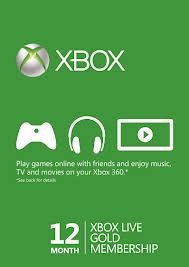 12 個月金會員卡 xbox live 12-month Gold membership /230320
